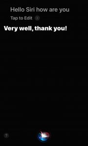 Chat with Siri